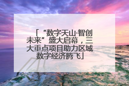 “数字天山·智创未来”盛大启幕，三大重点项目助力区域数字经济腾飞