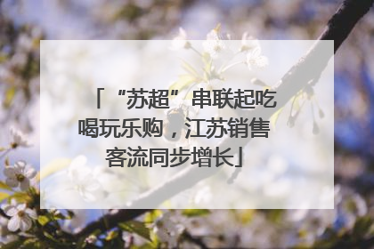 “苏超”串联起吃喝玩乐购，江苏销售客流同步增长