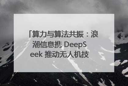算力与算法共振：浪潮信息携 DeepSeek 推动无人机技术在舟山落地