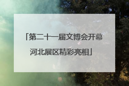 第二十一届文博会开幕 河北展区精彩亮相