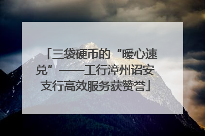 三袋硬币的“暖心速兑”——工行漳州诏安支行高效服务获赞誉
