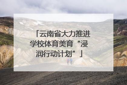 云南省大力推进学校体育美育“浸润行动计划”