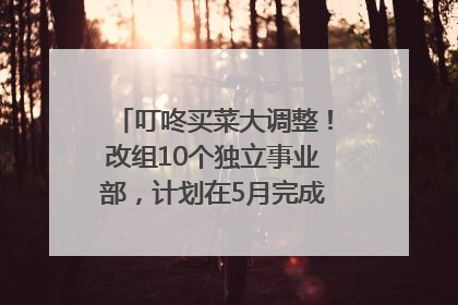 叮咚买菜大调整！改组10个独立事业部，计划在5月完成App端全面改版