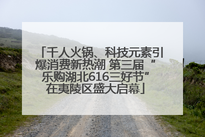 千人火锅、科技元素引爆消费新热潮 第三届“乐购湖北616三好节”在夷陵区盛大启幕