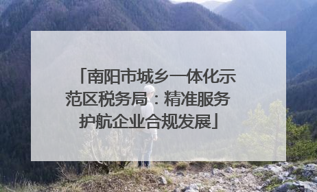 南阳市城乡一体化示范区税务局：精准服务护航企业合规发展