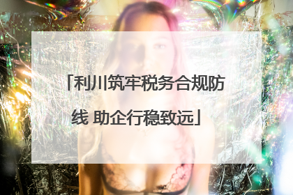 利川筑牢税务合规防线 助企行稳致远