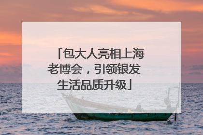 包大人亮相上海老博会，引领银发生活品质升级