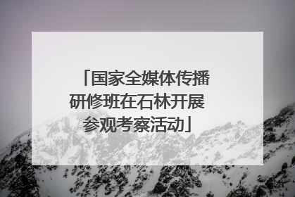 国家全媒体传播研修班在石林开展参观考察活动