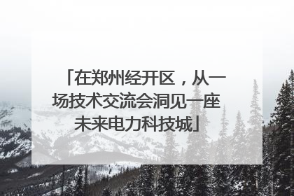 在郑州经开区，从一场技术交流会洞见一座未来电力科技城