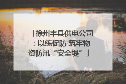 徐州丰县供电公司：以练促防 筑牢物资防汛“安全堤”