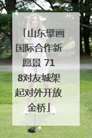 山东擘画国际合作新愿景 718对友城架起对外开放金桥