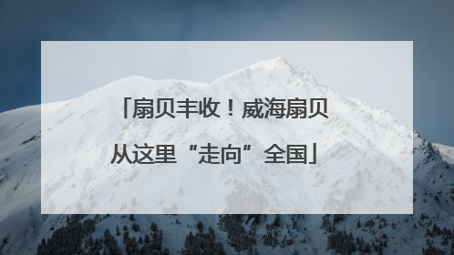 扇贝丰收！威海扇贝从这里“走向”全国