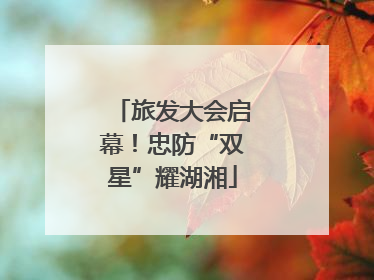 旅发大会启幕！忠防“双星”耀湖湘