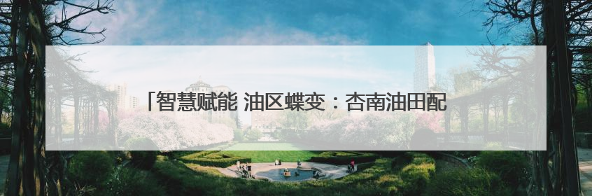 智慧赋能 油区蝶变：杏南油田配注系统开启“智能管控”新时代