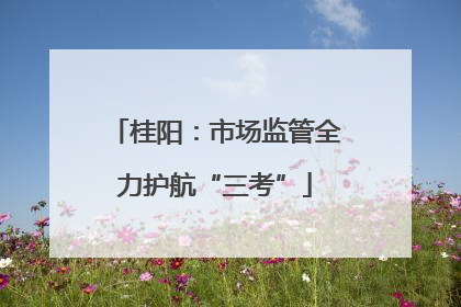 桂阳：市场监管全力护航“三考”