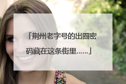 荆州老字号的出圈密码藏在这条街里……