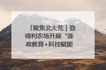 聚焦北大荒｜勤得利农场开展“廉政教育+科技赋能”主题党日活动