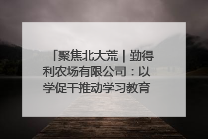 聚焦北大荒｜勤得利农场有限公司：以学促干推动学习教育“升温提速”