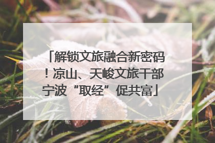 解锁文旅融合新密码！凉山、天峻文旅干部宁波“取经”促共富