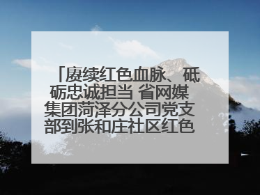 赓续红色血脉、砥砺忠诚担当 省网媒集团菏泽分公司党支部到张和庄社区红色基因传承馆开展主题党日活动