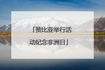 赞比亚举行活动纪念非洲日