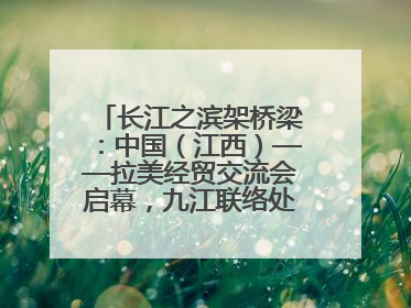 长江之滨架桥梁：中国（江西）——拉美经贸交流会启幕，九江联络处授牌拓商机