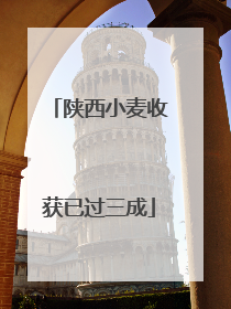 陕西小麦收获已过三成