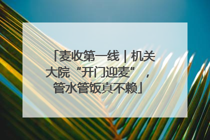 麦收第一线｜机关大院“开门迎麦”，管水管饭真不赖