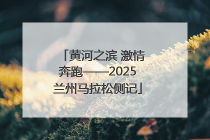 黄河之滨 激情奔跑——2025兰州马拉松侧记