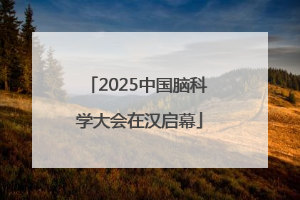 2025中国脑科学大会在汉启幕