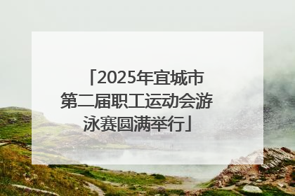 2025年宜城市第二届职工运动会游泳赛圆满举行