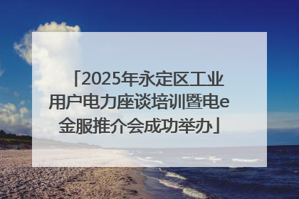 2025年永定区工业用户电力座谈培训暨电e金服推介会成功举办